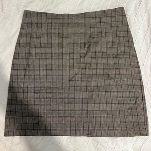 Dynamite plaid print Mini Pencil skirt